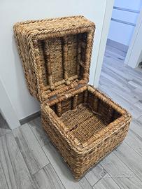 CESTO  IN VIMINI ALTA QUALITÀ 