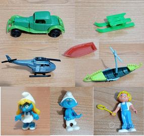 Lotto 8 sorpresine ovetto Kinder vintage anni 80