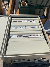 Quadro elettrico con interruttori magnetotermi