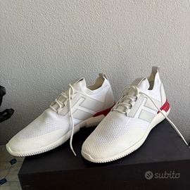 Sneaker tod’s bianche bicolore rosse scarpe