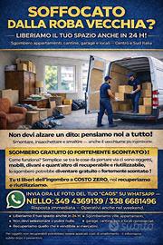 Sgombero Gratis Case Ville Cantine Traslochi H24
