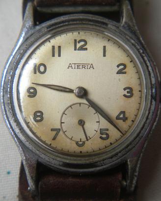 Orologio Ateria tipo militare da collezione meccan