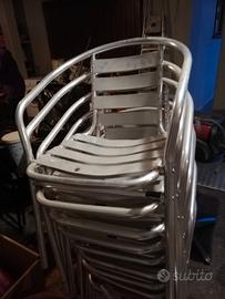 SEDIE E TAVOLI IN ALLUMINIO DA ESTERNO