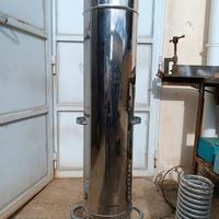 caldarroste artigianale in acciaio inox 