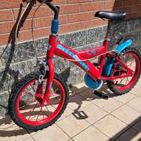 Bicicletta per bambino rossa 14"