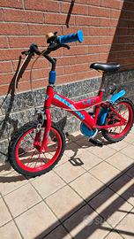 Bicicletta per bambino rossa 14"