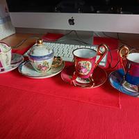 Set di 4 tazzine Adamo Gold Collection