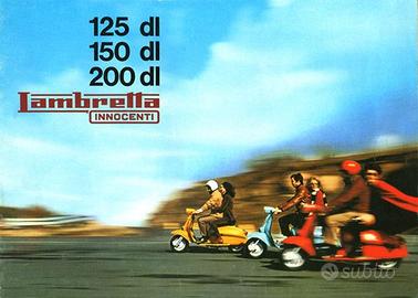 Innocenti Lambretta DL (ultima serie) brochure