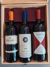 lotto vino supertuscan 