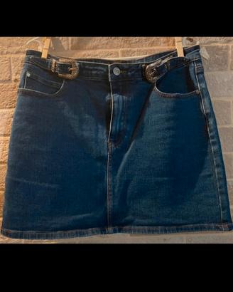 minigonna jeans 