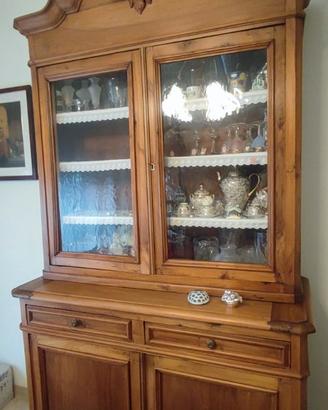 Credenza Luigi Filippo in noce massello
