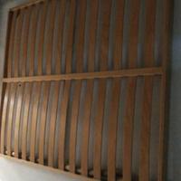 Rete matrimoniale interamente in legno