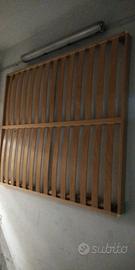 Rete matrimoniale interamente in legno