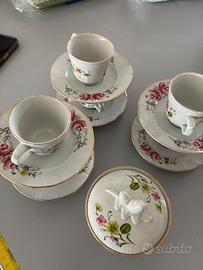 Set 6pz caffe profilo oro
