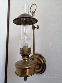 Applique stile lanterna olio (n.° 4 pezzi)