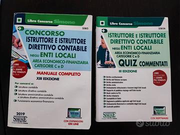 Libro Concorso per Enti locali manuale completo