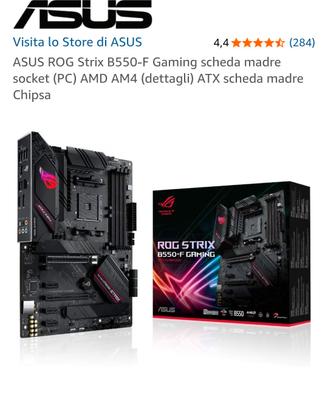 scheda madre Asus rog b550 f  gaming 
