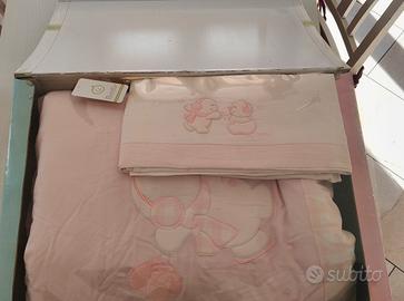 Completo lettino Pastello rosa, in confezione