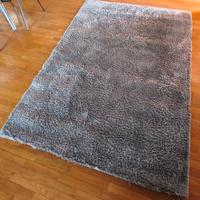 Tappeto a pelo lungo color Tortora cm. 150x220