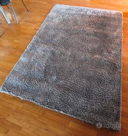 Tappeto a pelo lungo color Tortora cm. 150x220