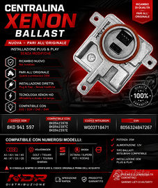 Centralina Xenon 8K0941597 NUOVA Audi VolkswagenW