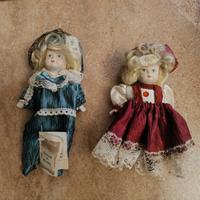 Coppia bamboline porcellana 