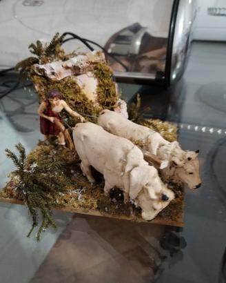 personaggi presepe in movimento