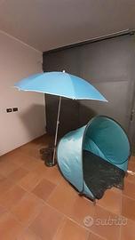 Ombrellone e tendina da spiaggia