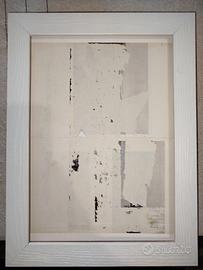 Collage su cartoncino, tecnica mista