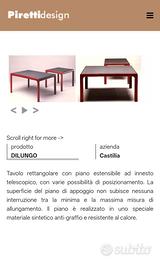 Tavolo "DILUNGO" Piretti Design 