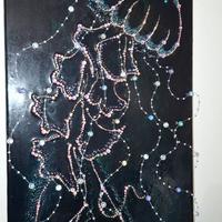 dipinto di meduse nel mare