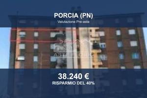 Immobile in asta di 82 m² con box auto a Porcia