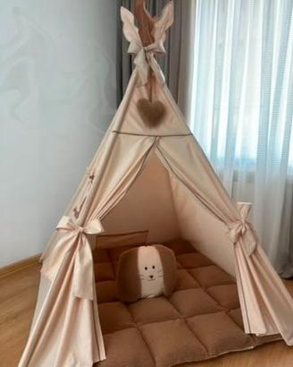 Tenda Teepee per Bambini Fatta a Mano