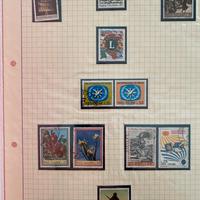 Collezzione di oltre 500 francobolli