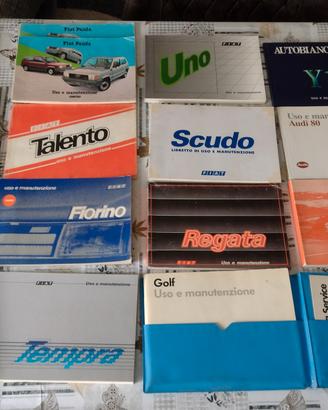 Libretti uso e manutenzione