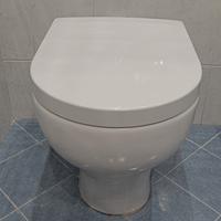 Coppia Water Wc e Bidet in ceramica bianca