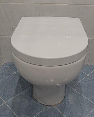 Coppia Water Wc e Bidet in ceramica bianca