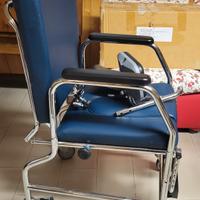 Sedia comoda WC con ruote