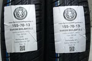 2 GOMME 155 70 13 BARUM A64175