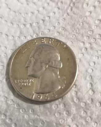 Quarto dollaro argento USA