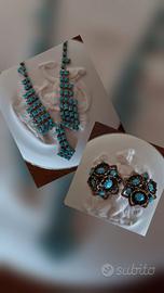 Collana e orecchini vintage anni 60
