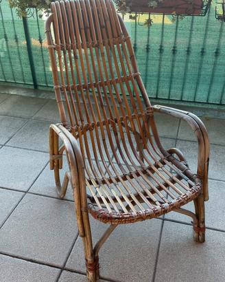 Poltroncina in vimini