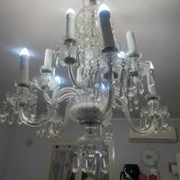 Lampadario cristallo di boemia 10 luci