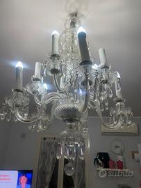 Lampadario cristallo di boemia 10 luci