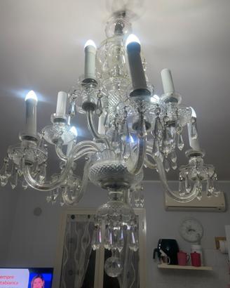 Lampadario cristallo di boemia 10 luci
