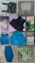 20 pz Top da ragazza taglie S e XS 
