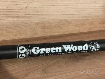 Canna da Pesca Vintage Maver Go Ahead Green Wood m
