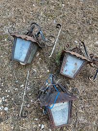 3 lampade da Esterno .