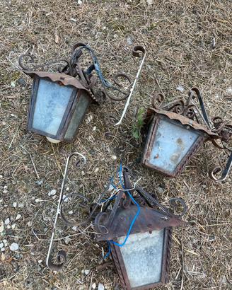 3 lampade da Esterno .