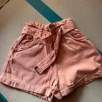 pantaloncini/shorts rosa BERSHKA